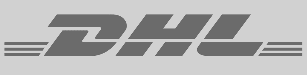 DHL logo.